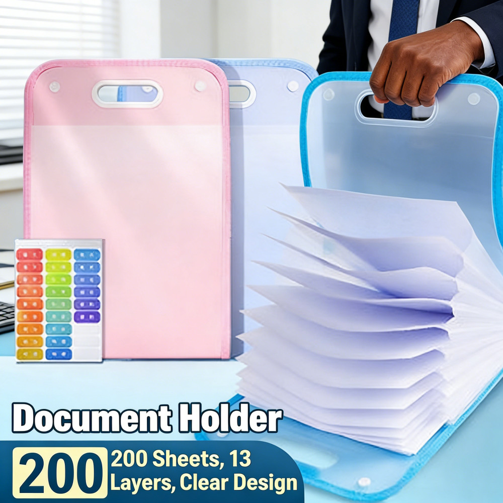 Holder Tas File Map Document Handle File Akordeon | File Sekat Kerja Organizer Tas File Map File Cle