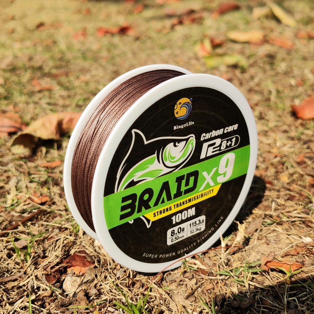 BingoLife 100m Senar PE X9 0.8#~8.0# 9.8kg~52.3kg