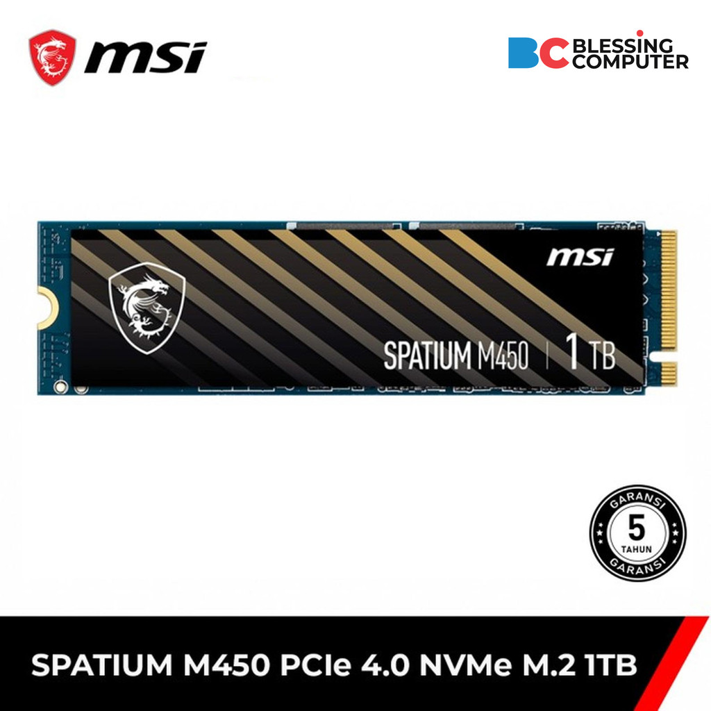 SSD MSI SPATIUM M450 1TB PCIe 4.0 NVMe M.2 V1