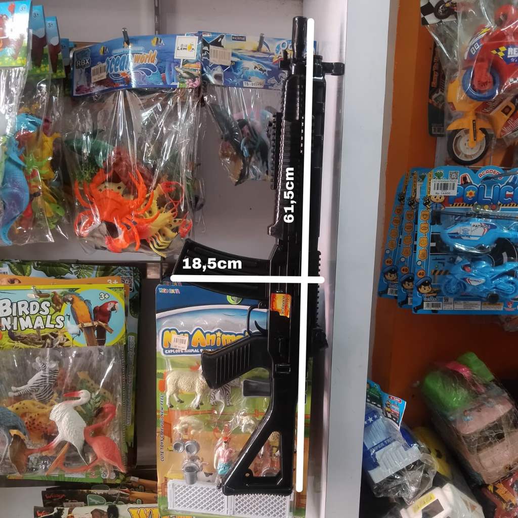 MAINAN ANAK TEMBAKAN SSG SNIPER RIFLE BUNYI KRETEK