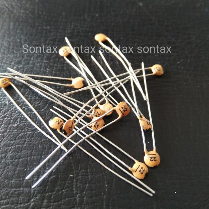 SCelectro 22pf 22 p pf 22p kapasitor capacitor capasitor npo murata keramik