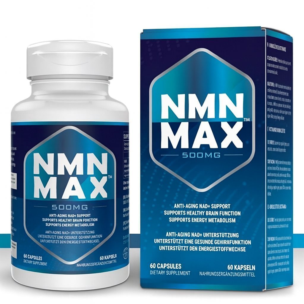 Nmn Max isi 60 kapsul original formula suplemen kesehatan untuk pria wanita suplemen kesehatan menin