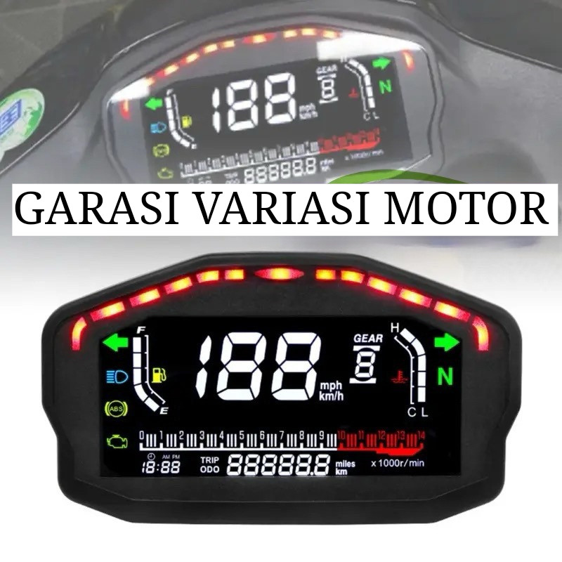 Speedometer Digital RX3N Spidometer Model Koso RX3N Universal Rx King Vixion CB Tiger CBR Byson Dll 