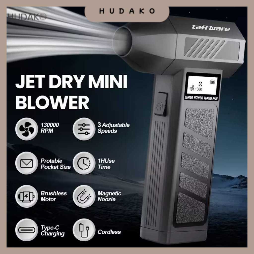 Taffware Mini Turbo Violent Air Blower Cordless Jet Portable 130000RPM - P30