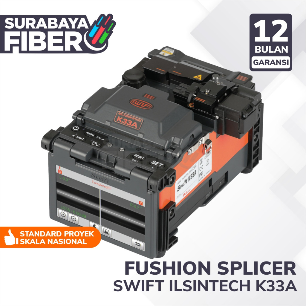 Splicer Swift Ilsintech K33A Proffessional Fiber Optic Splicing Unit - FTTH FTTx Projek Nasional