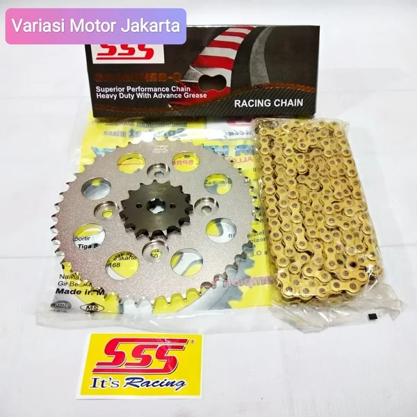 Gear Set SSS Supra X 125 Kharisma 428 HSBT