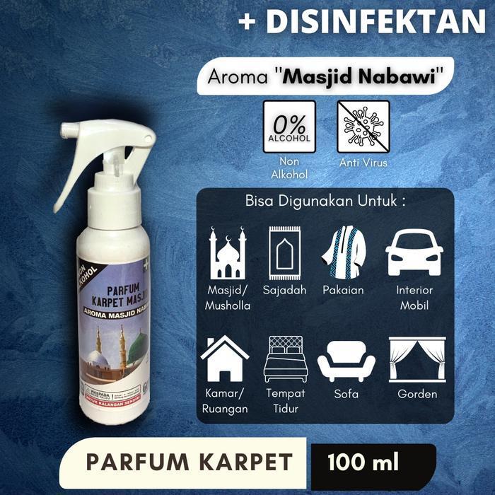 [PROMO] Parfum Karpet Masjid Aroma Nabawi dan Masjidil Haram / 100 ml - Aroma Nabawi