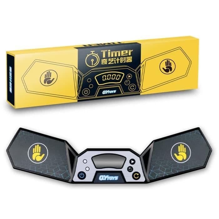 Timer Speedcube QiYi Timer Black Hitam Pengukur Waktu Magic Cube