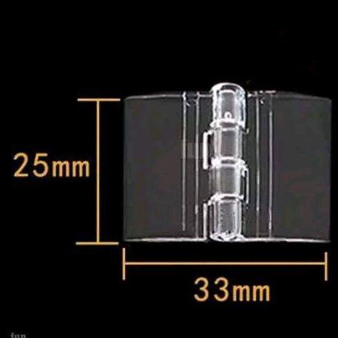 Engsel bening acrylic bahan pembuatan box acrylic atau box kaca