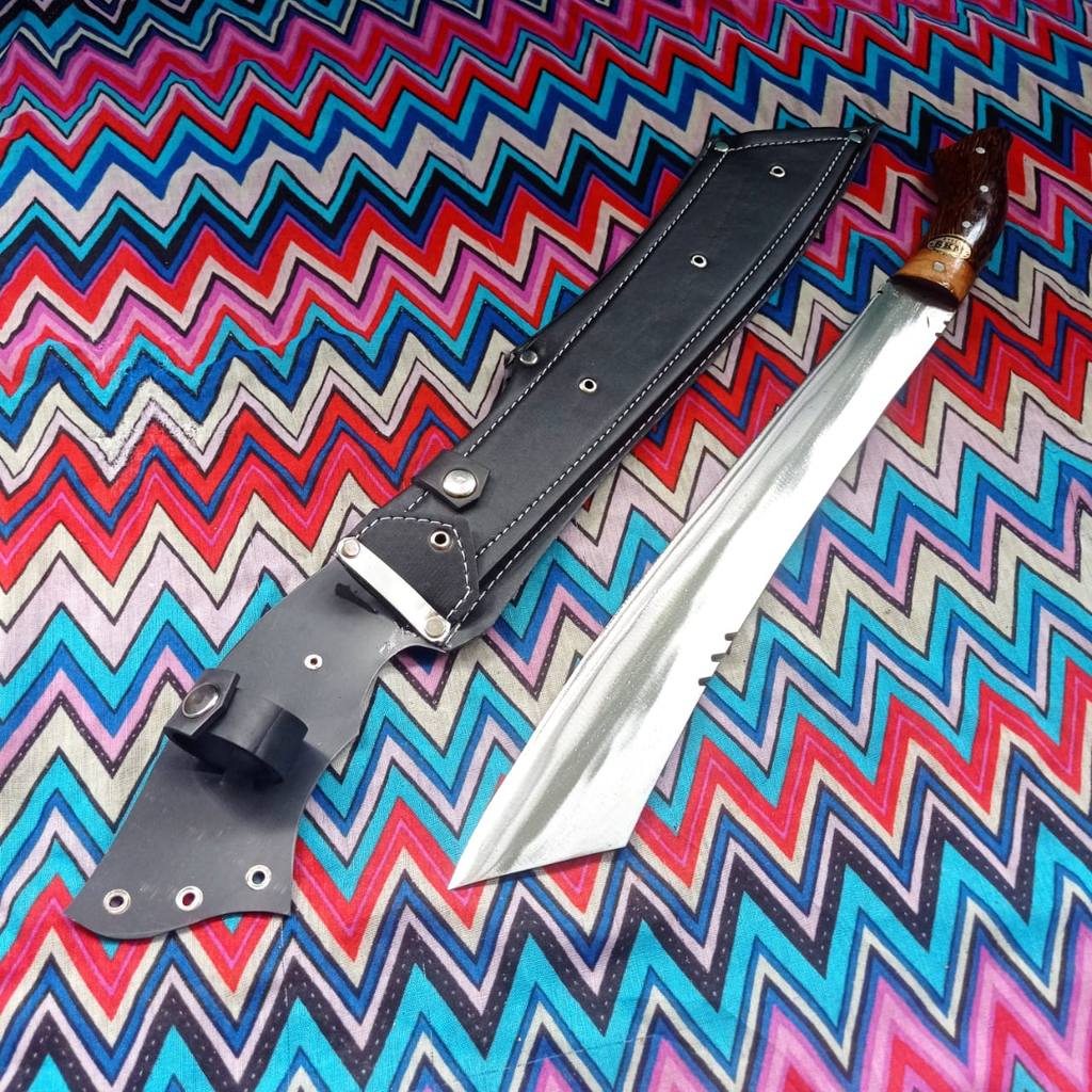 PERKAKAS SUKABUMI GOLOK Kerja kebun Patimura murah bahan sarung Kalep Hitam Panjang