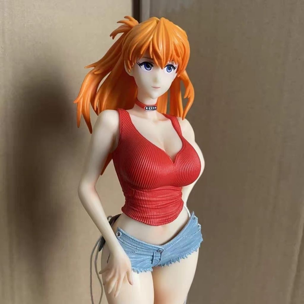 BARU Action Figure Asuka Langley Soryu By Summer Plant Studio Design 30cm Serial Neon Genesis Evange