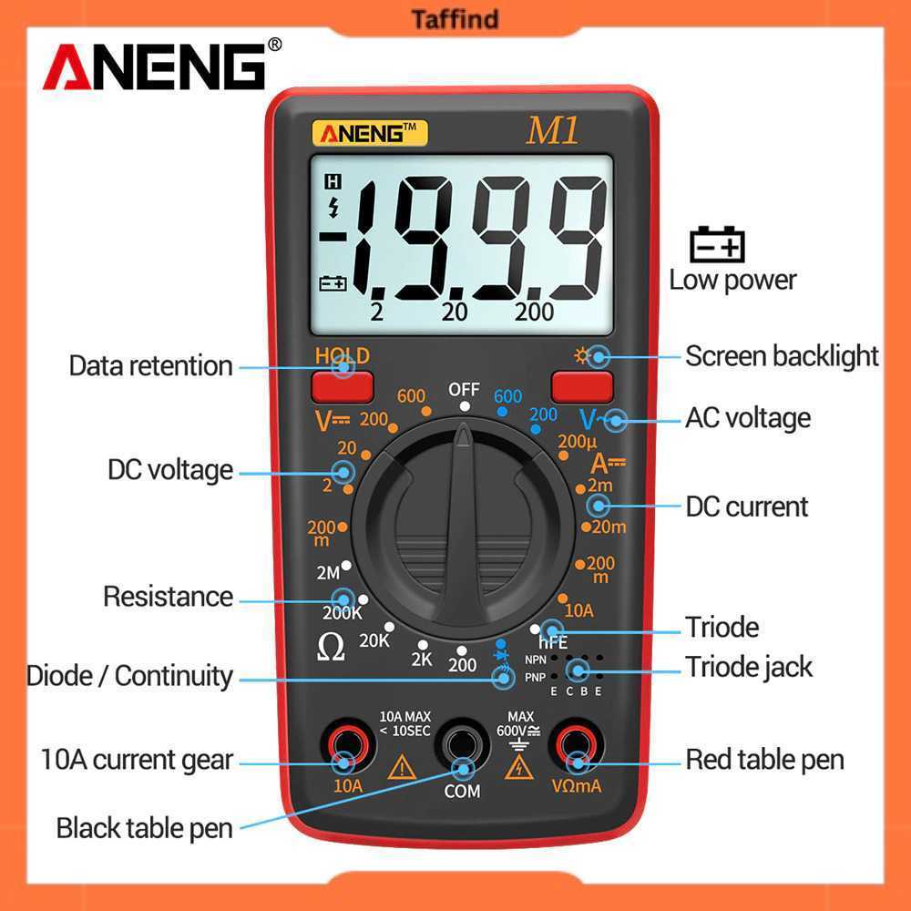ANENG Digital Multimeter Voltage Tester - M1