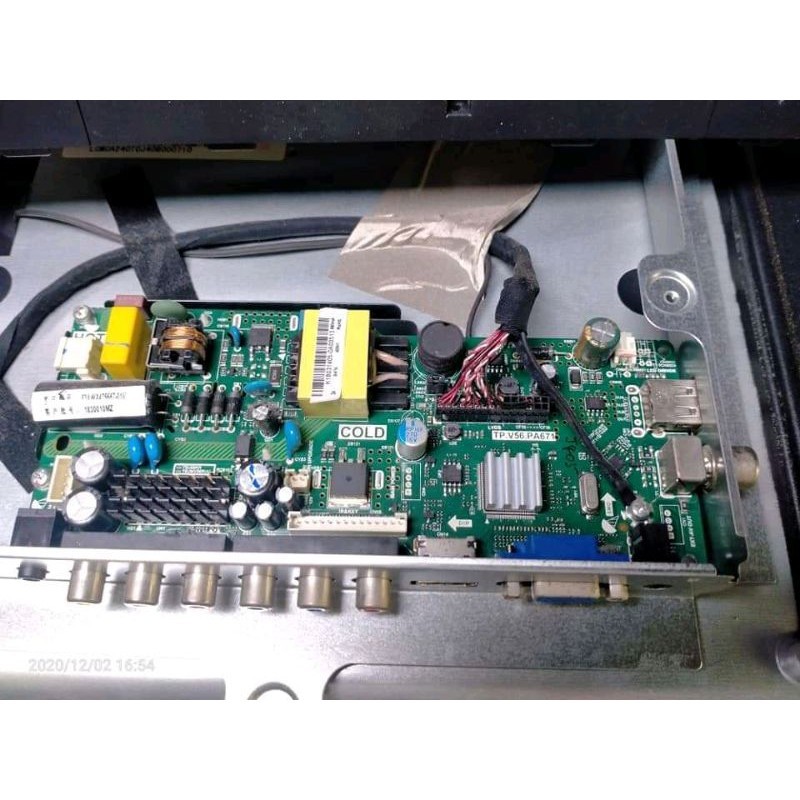 Mb - Mainboard - Motherboard - Mesin Tv LED Toshiba 24L2800VJ - 24L2800