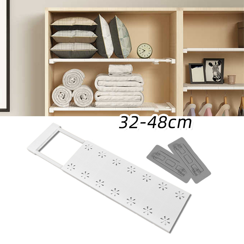 Storage Rack / Sekat Lemari Dapur / Rak Sekat Tambahan Lemari Baju Fleksibel