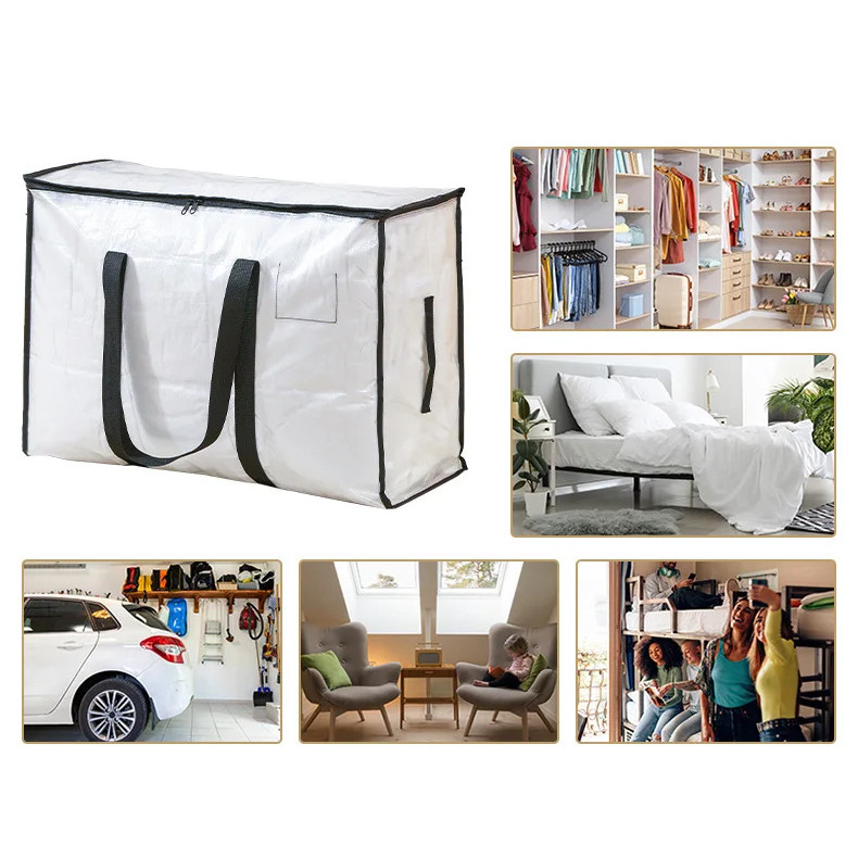 Selimut Tas bedcover jumbo tas mika besar Jinjing Penyimpanan Selimut Lemari Tas Pakaian Transparan