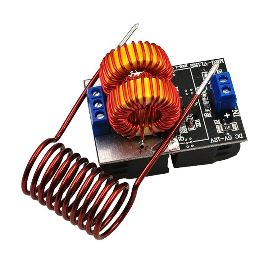 modul ZVS 120W 5V - 12V pemanas induksi mini induction heater heating 5V - 12V 120W Heater Pemanas I