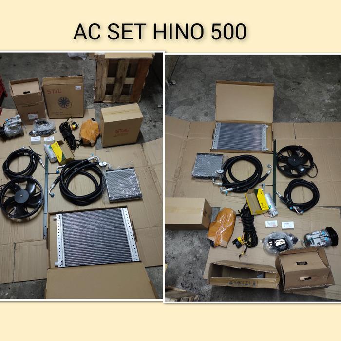 AC HINO 500 NEW FM260JD - AC COMPRESOR DENSO 1SET BERMUTU
