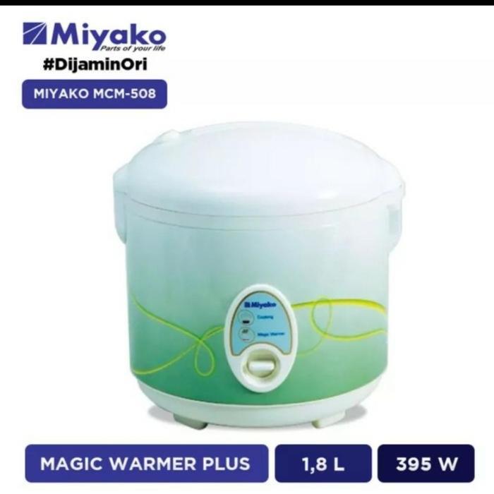 Miyako Rice Cooker MCM - 508 R 1.8 L / Magic Com Miyako 508R 1.8L