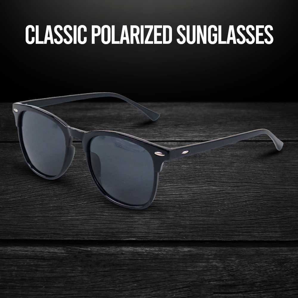 MERRYS Kacamata Frame Classic Polarized Sunglasses UV400 - 3323