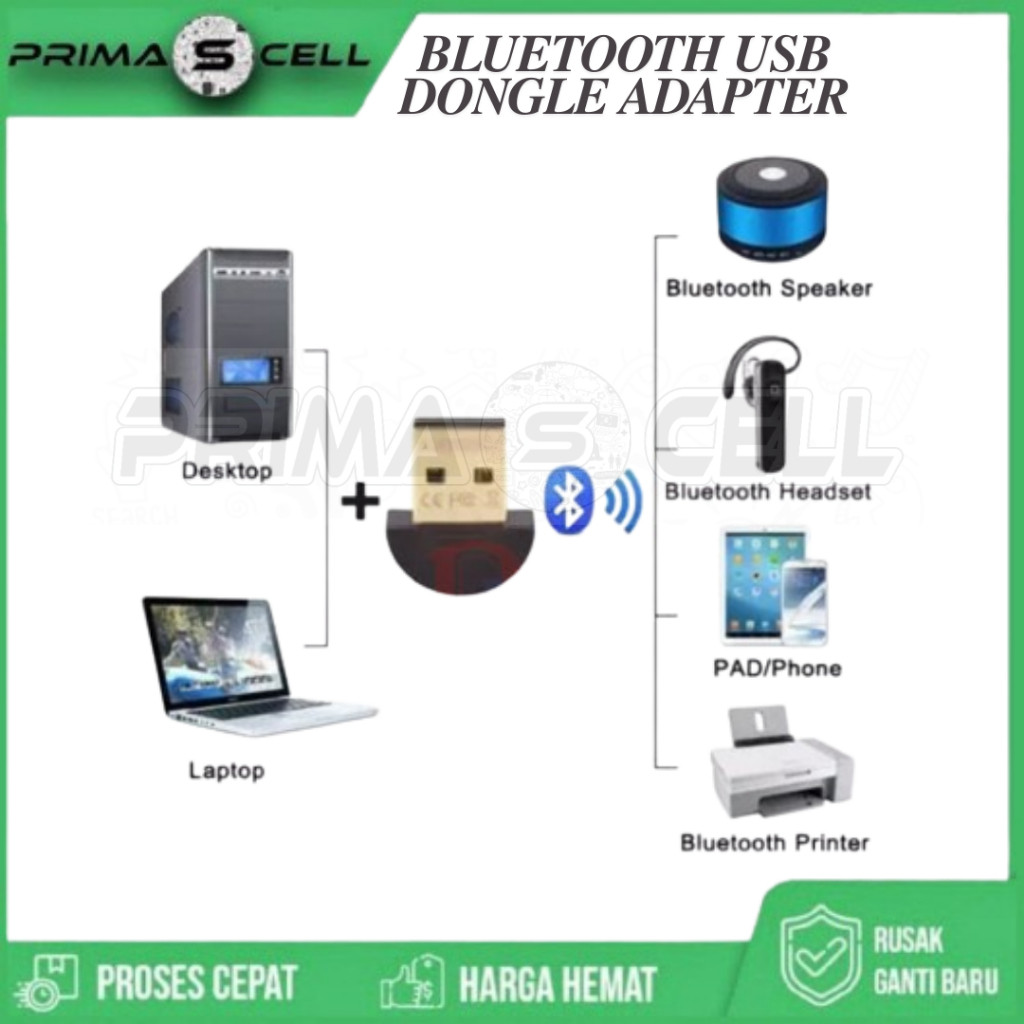 BLUETOOTH 5.0 USB DONGLE ADAPTER VERSI 5.0 CRV / USB BLUETOOTH DONGLE - Tanpa Driver