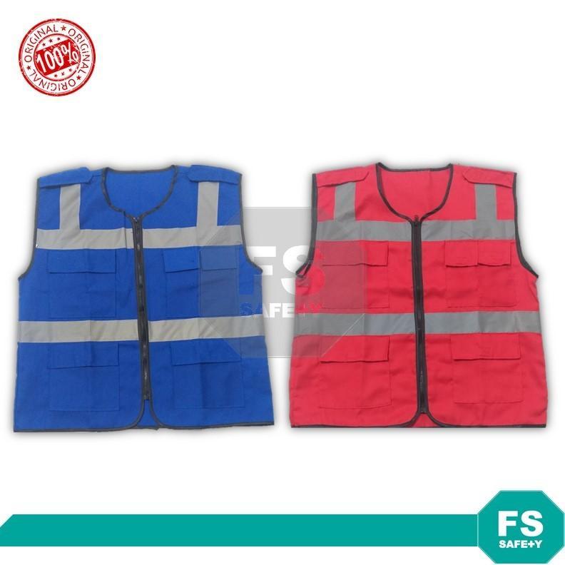 Rompi Kain Drill 4 Kantong Proyek Safety