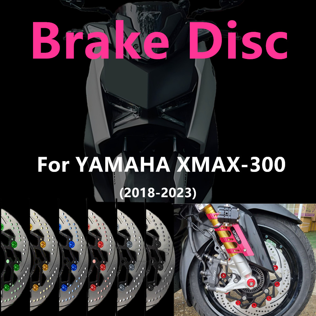 Cakram Rem Modifikasi Motor Untuk YAMAHA XMAX300 Xmax 300 300MM Cakram Mengambang Modifikasi Adaptor