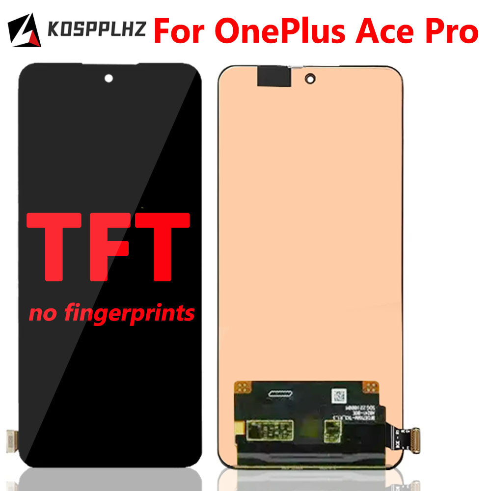 TFT No Fingerprint For OnePlus Ace pro LCD Display Screen Replacement Touch Glass Compatible with ON