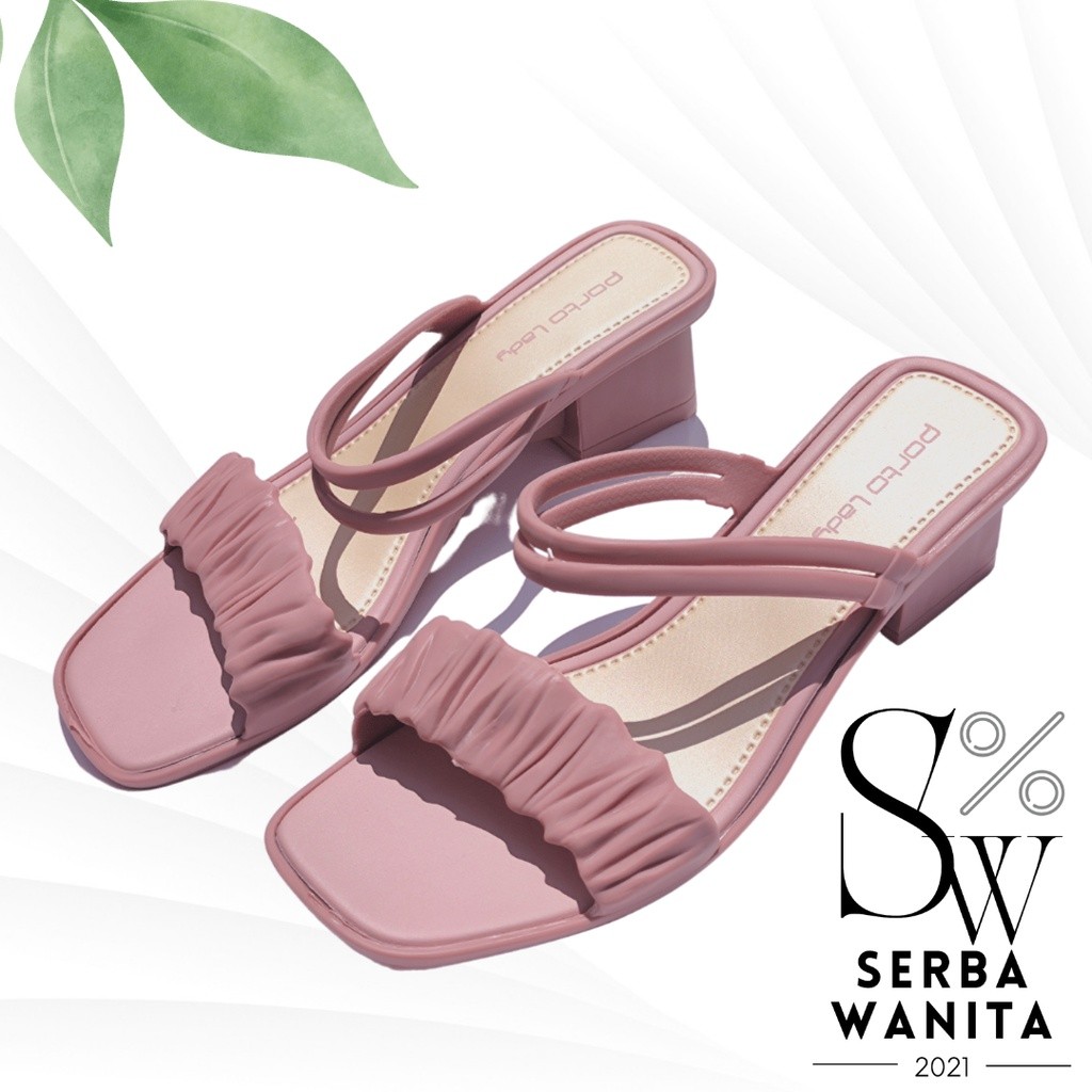 TERBARU Sandal Tali Wanita Karet Jelly PortoLady ZKS 5cm