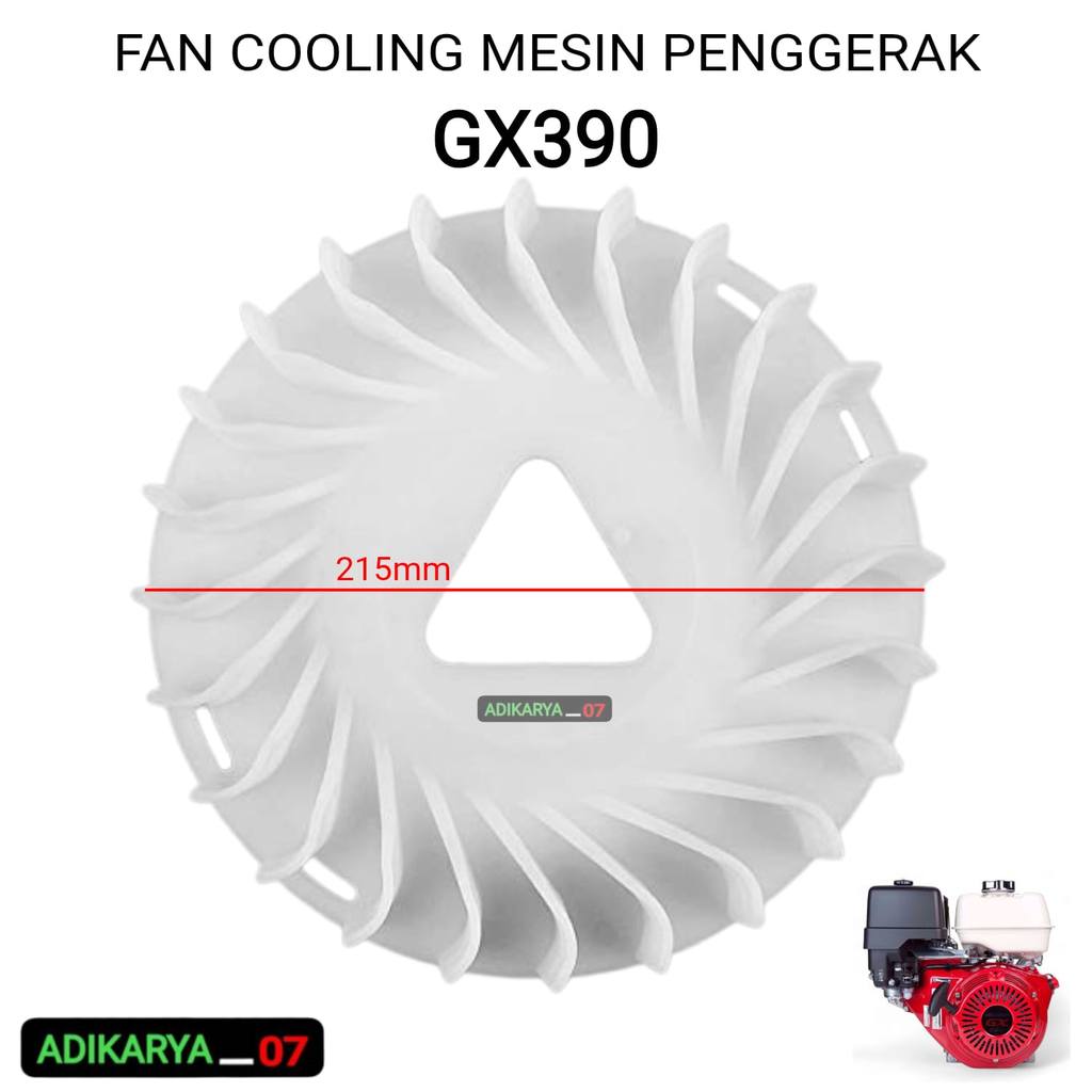 Fan Cooling Mesin GX 160 Kipas Pendingin GX160 - GX390 Kipas Magnet Mesin Engine Genset GX 390 GX420