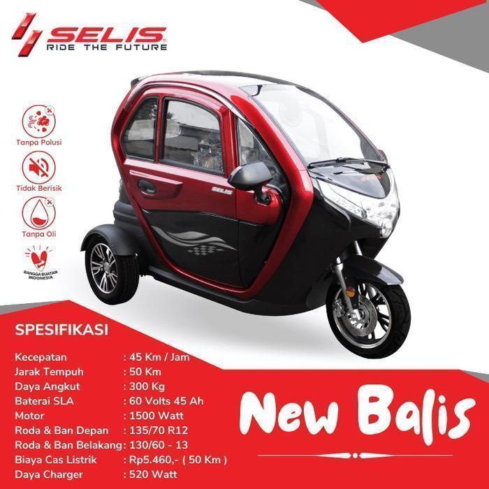 TERMURAH (INDAH CARGO) Sepeda Listrik Selis New Balis Motor Bajay Aki READY STOK