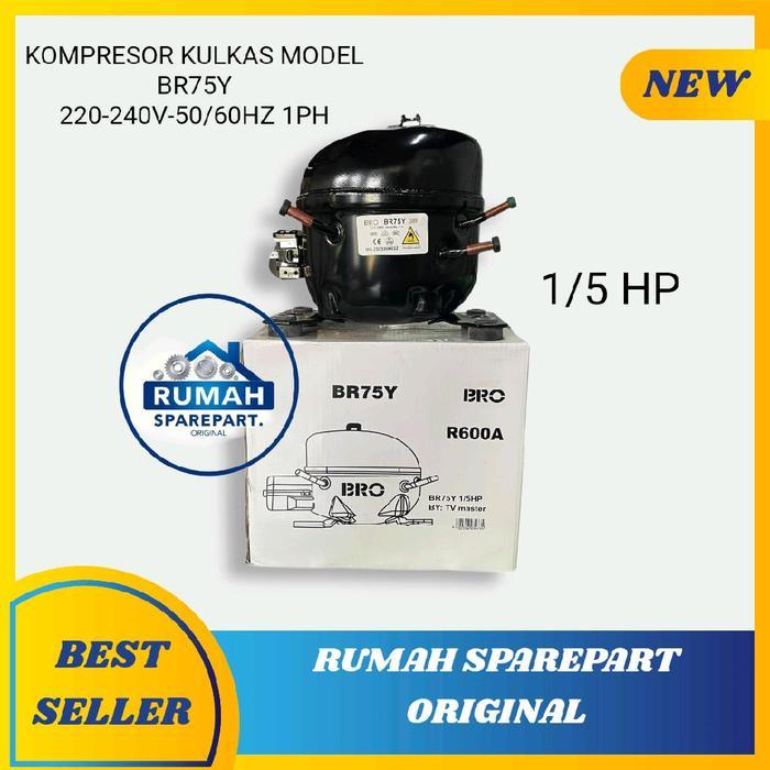 kompresor kulkas Showcase  2 pintu 1/5 pk R600a Gea BERKUWALITAS...