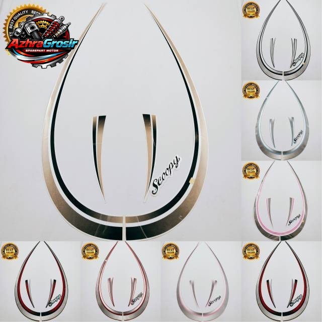 striping honda scoopy karbu 2010 2011 2012 standar
