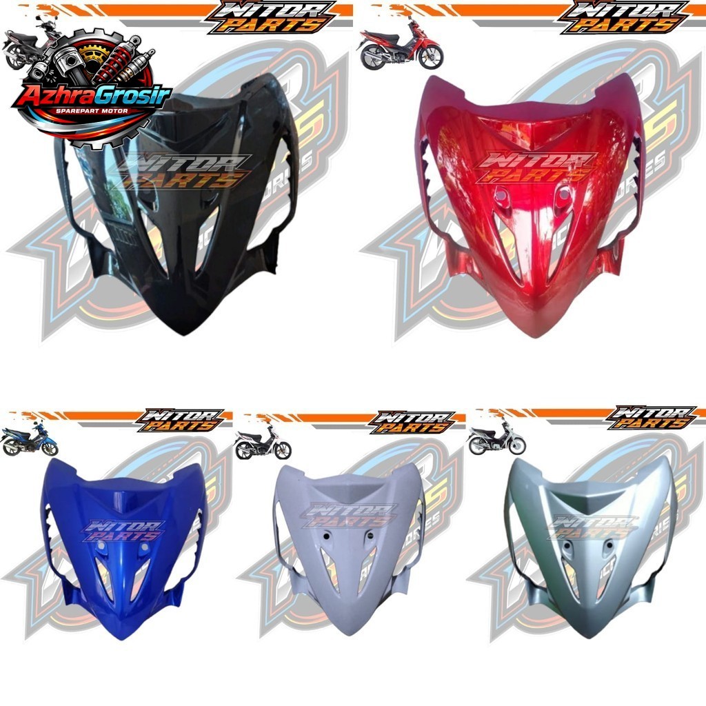 Dasi Tameng Panel Dada Depan Honda Revo Lama / Tameng Dasi Depan Dudukan Plat Nomor Honda Revo Lama 