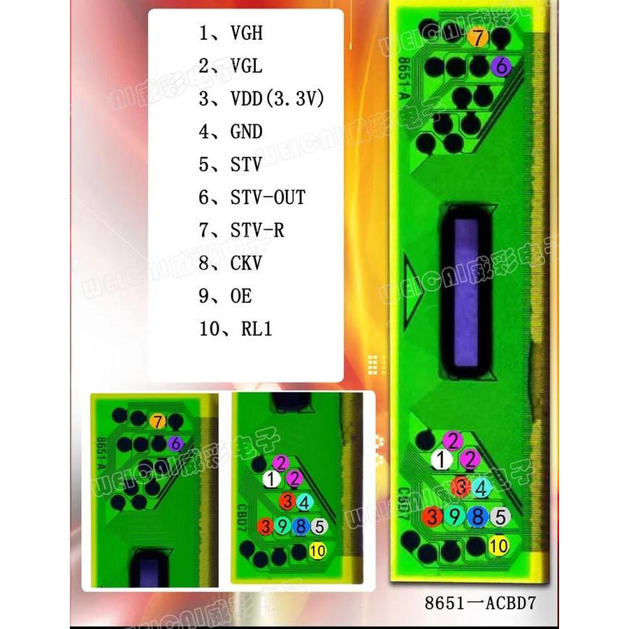 IC COF 8651A-CBD7 8651-ACBD7 untuk TV LCD LED Persamaan 8658B-CBH1 BERKUWALITAS...