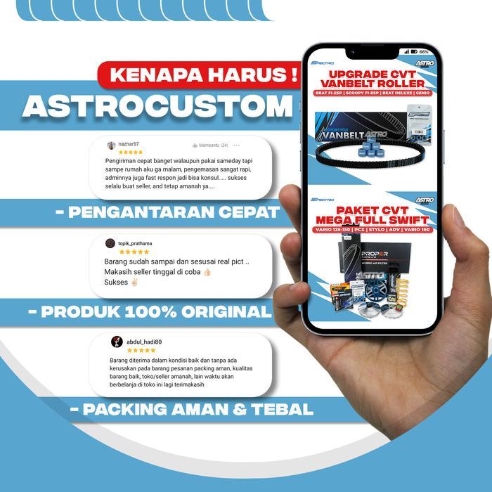 Hayaidesu Penahan Lumpur PCX 160 Mudflap Karet Aksesoris Variasi Anti Lumpur - Merah