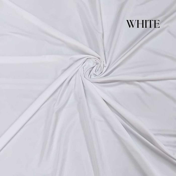 Kain Background Foto Produk / Background Foto Studio / Backdrop Studio Roll - White, 100CM X 240 CM