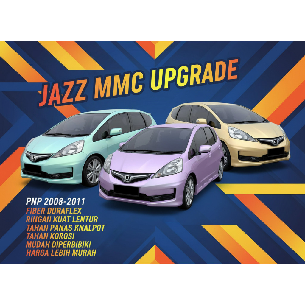 body kit bodykit jazz ge8 UPGRADE MMC 2008-2011 BODIKIT JAZZ BODY KIT JAZZ GE8 GRADE 1
