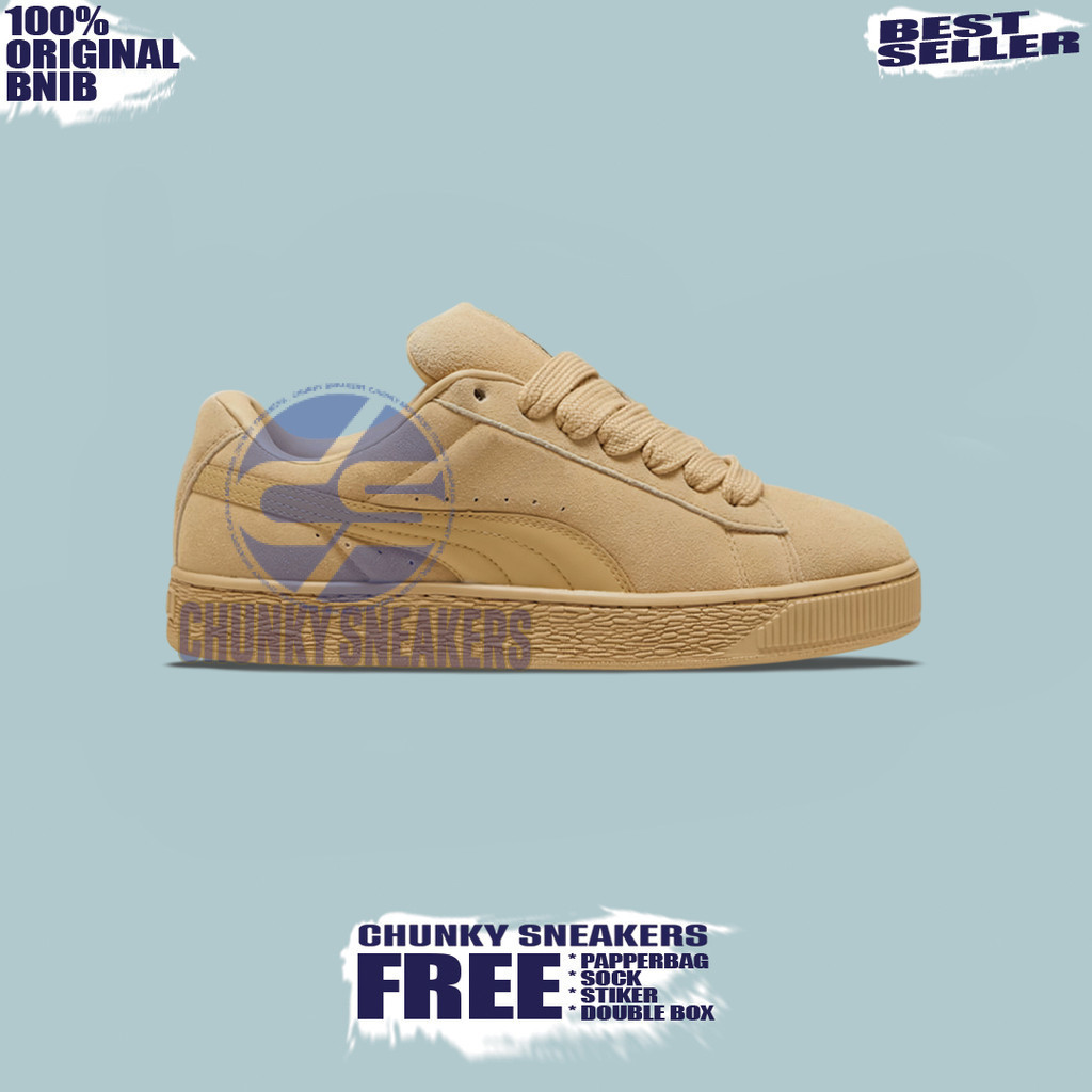 Sepatu Sneakers Puma Suede XL Sand Dune 100% Original BNIB Unisex