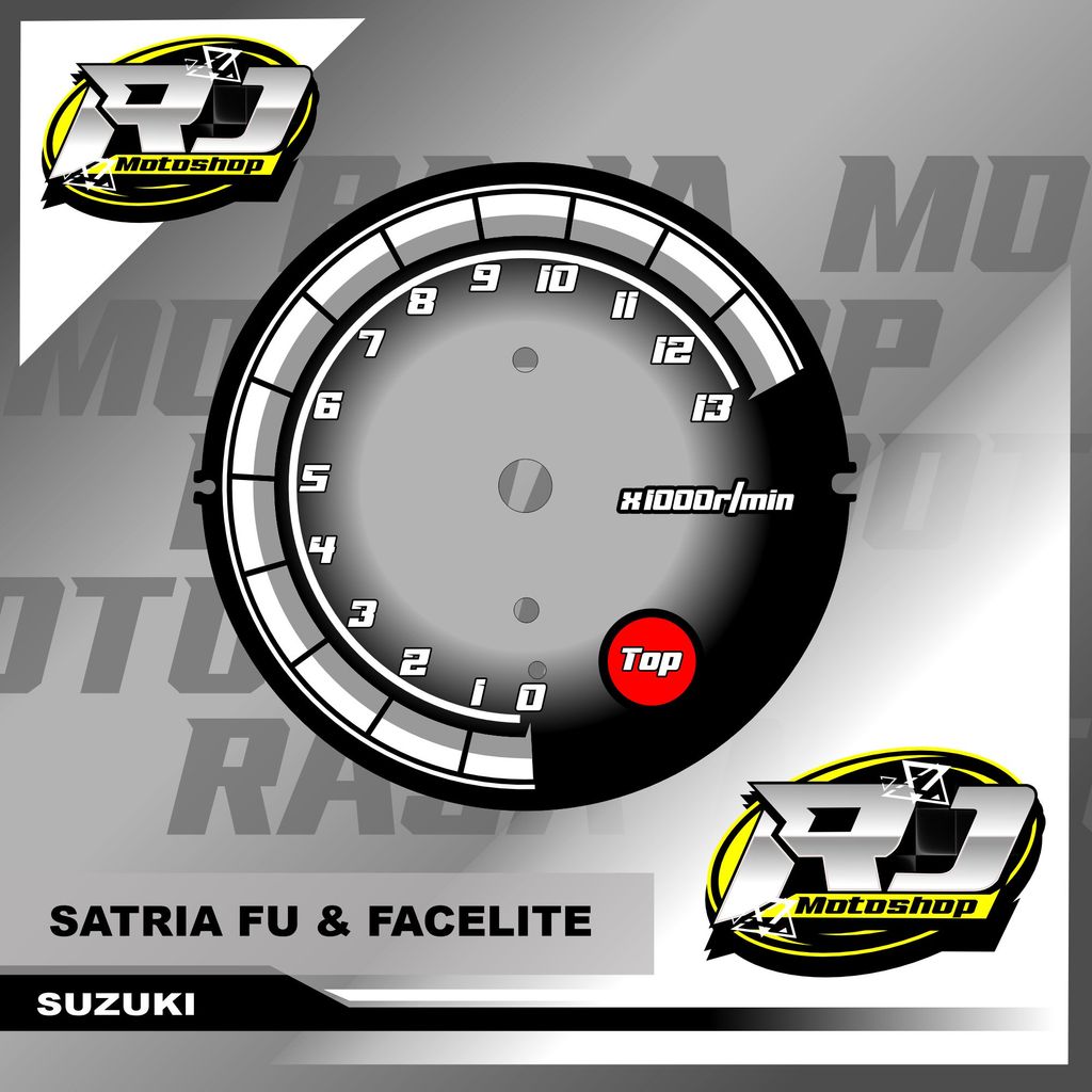 PANEL CUSTOM SPEEDOMETER SUZUKI SATRIA FU