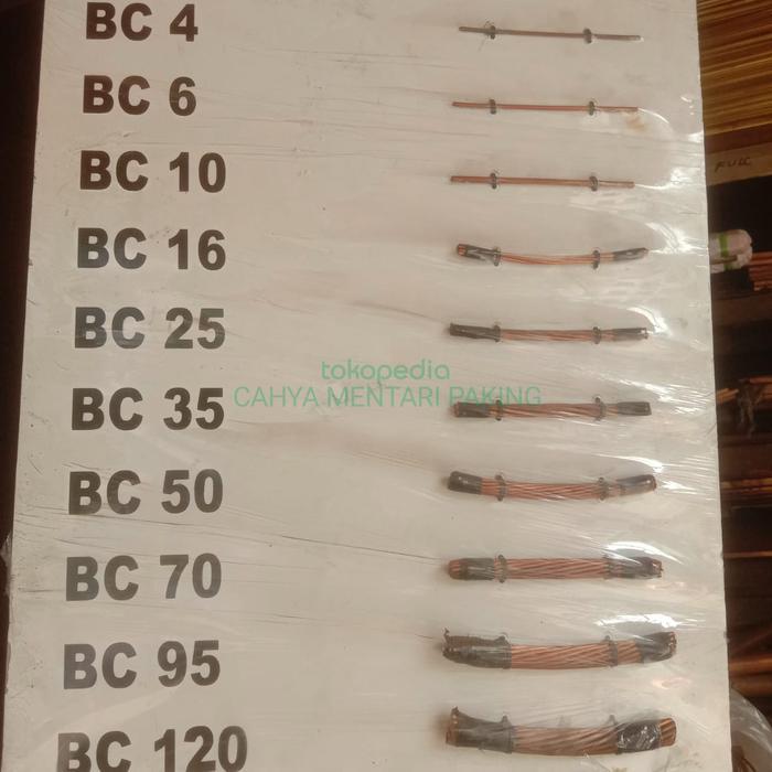 kawat tembaga grounding BC 16mm full tembaga murni/ meteran