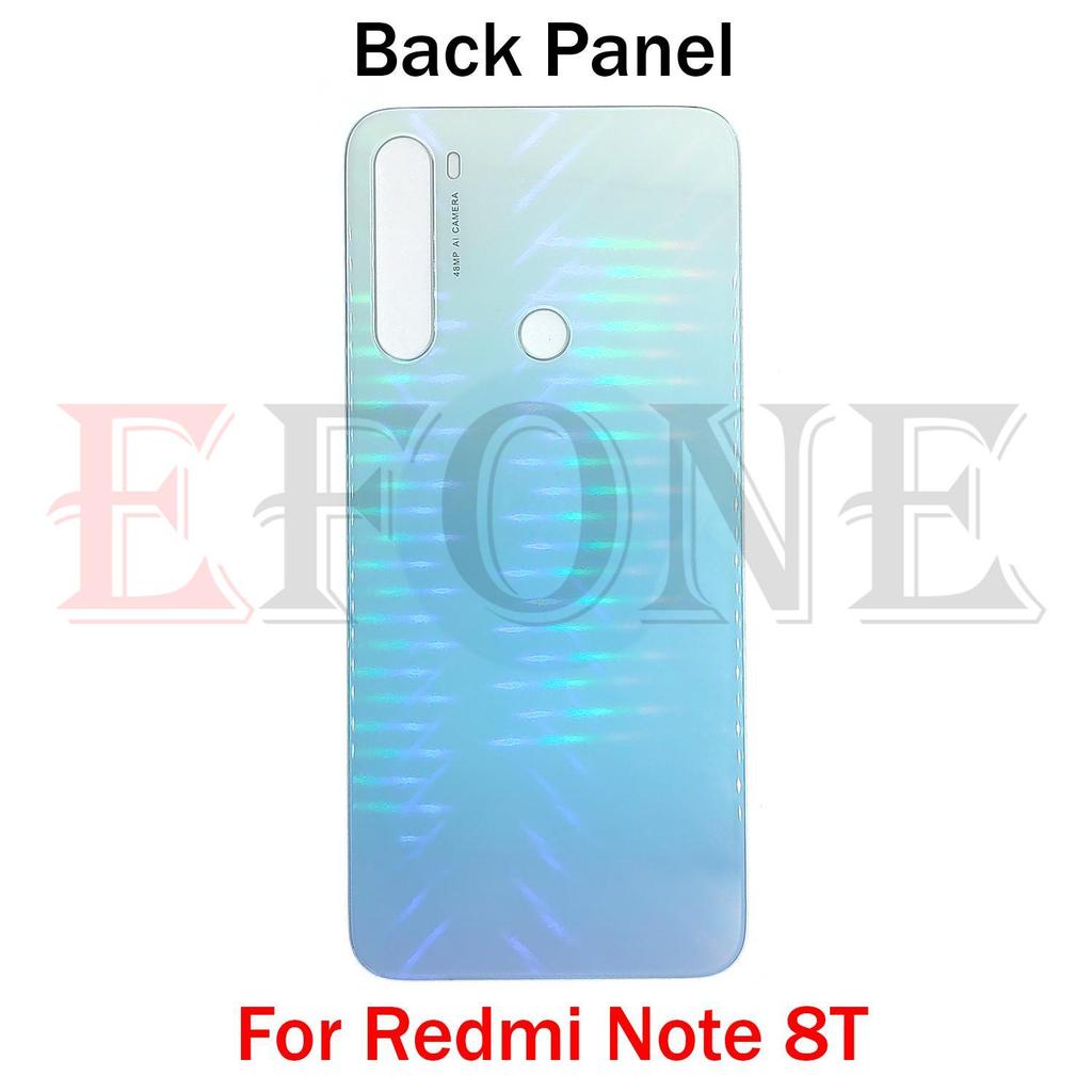 For Redmi Note 8T Back Battery Glass Cover Rear Panel Door Housing Case