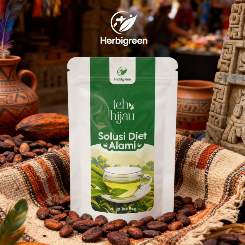 HERBIGREEN TEH HIJAU JSR DIET & GLOWING NATURLIFE - TEH HIJAU DIET PELANGSING / TEH HIJAU ORIGINAL /