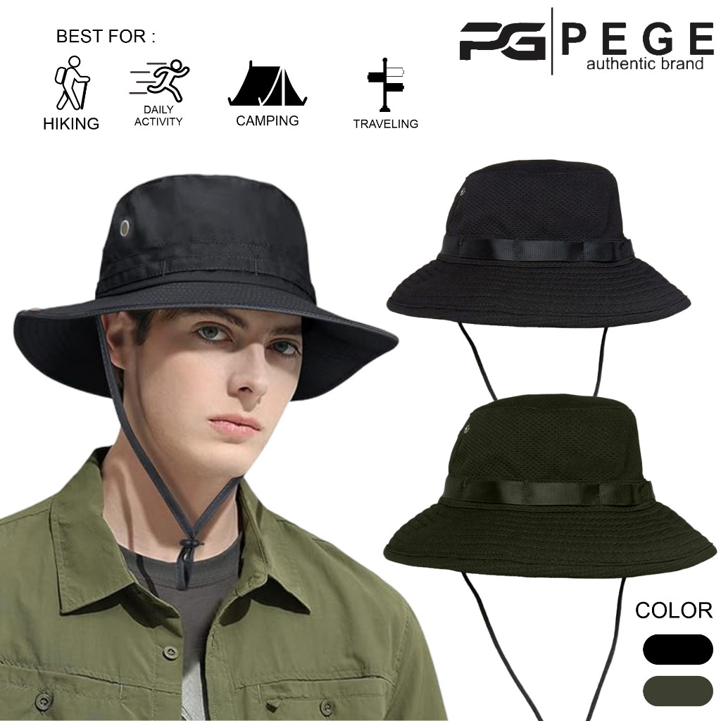 Rei Fashion - Topi Rimba Pria Wanita Bucket  Topi Bucket