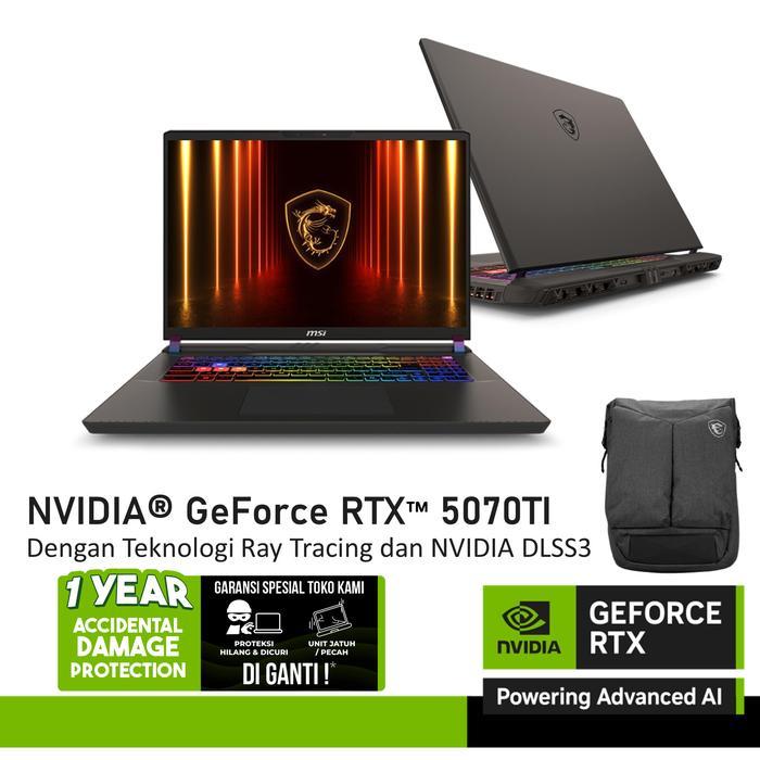 PROMO SPESIAL RAMAHDAN MSI VECTOR 17HX AI GeForce RTX5070TI - INTEL ULTRA 9 275HX 16GB 1TB 17.0WQXGA