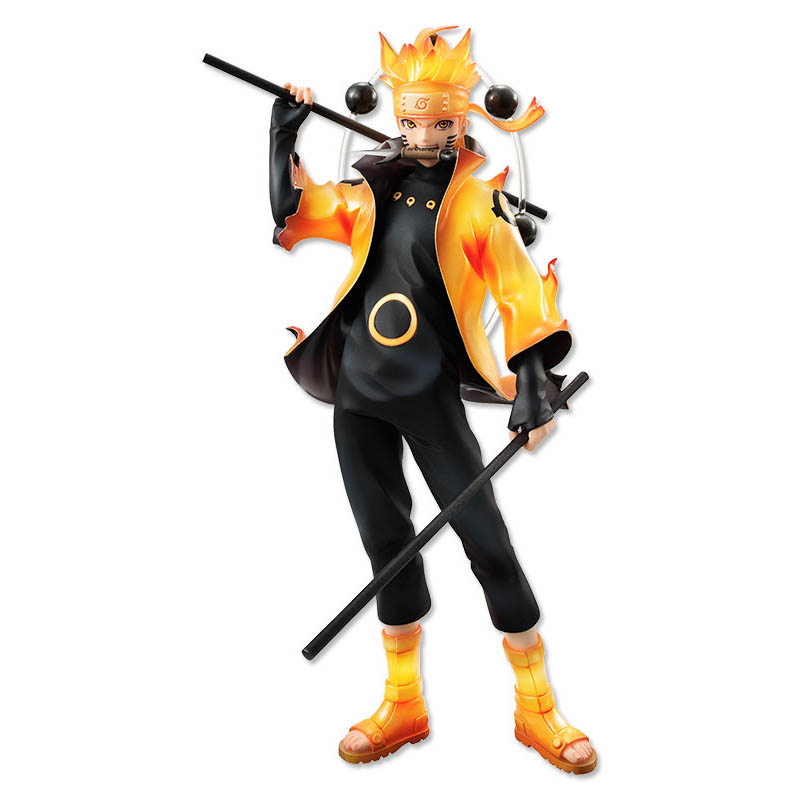 30cm Anime Naruto Uzumaki Naruto Figure Rikudou Sennin Mode Shippuuden Action Figure PVC Collection 