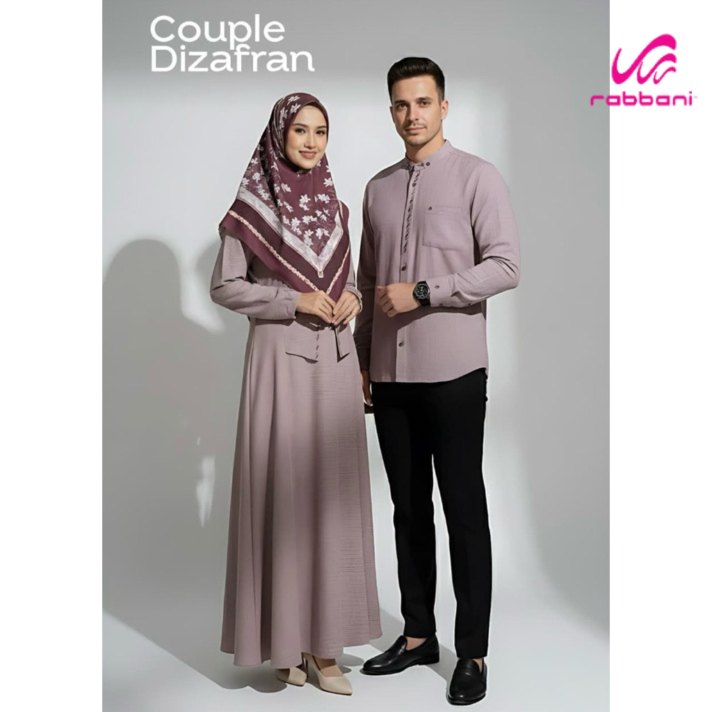 Rabbani - baju koko dan gamis sarimbit COUPLE DIZAFRAN