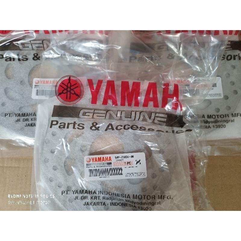 54P-F582U-00 piringan dis depan mio j, fino 54P yamaha original