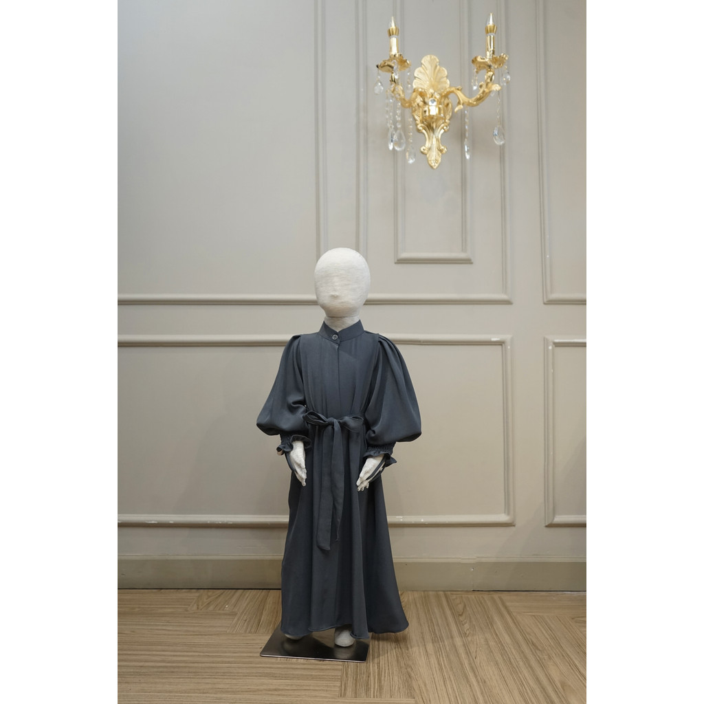 Muslimini Queen Series Gamis Anak - Stone Grey