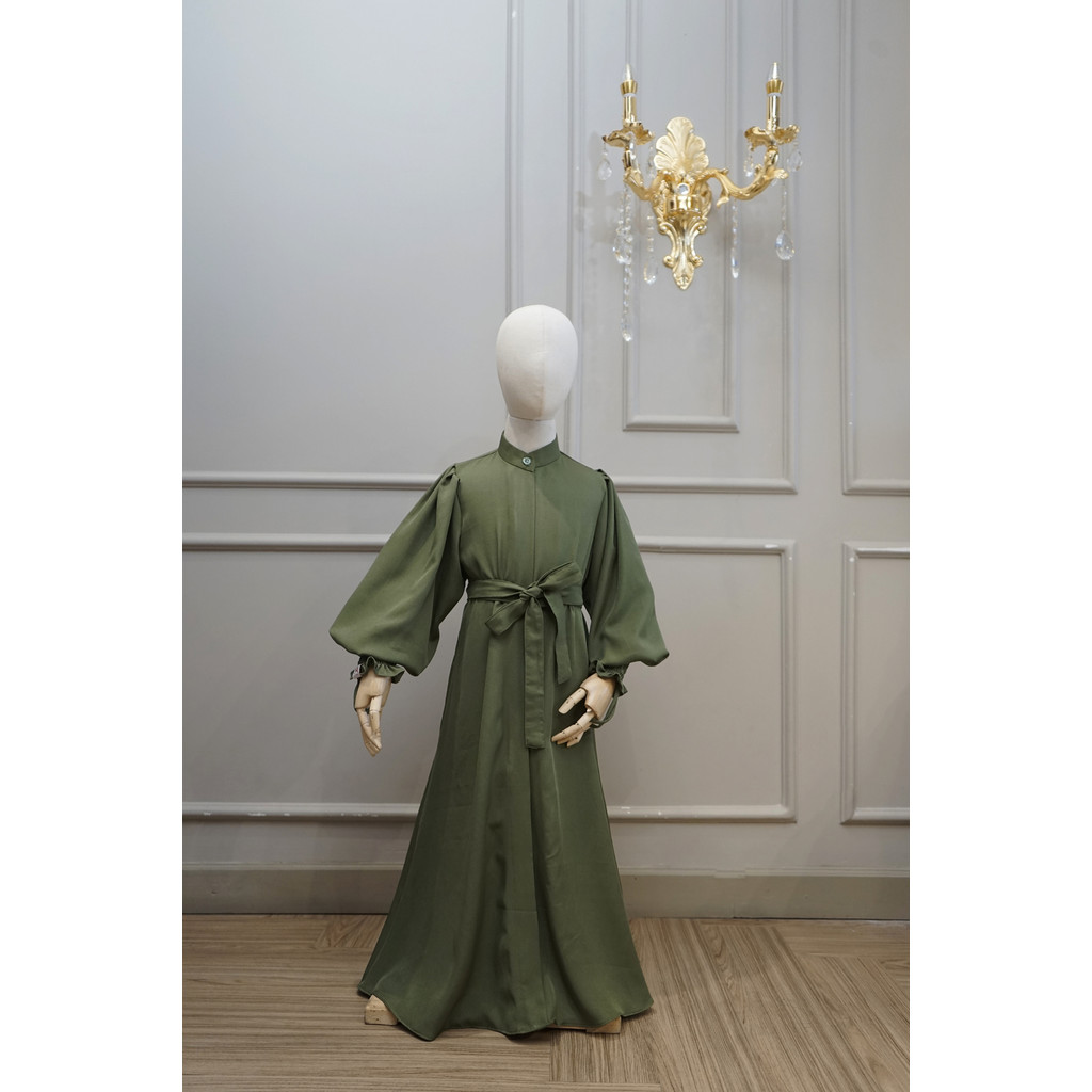 Muslimini Queen Series Gamis Anak - Dark Olive
