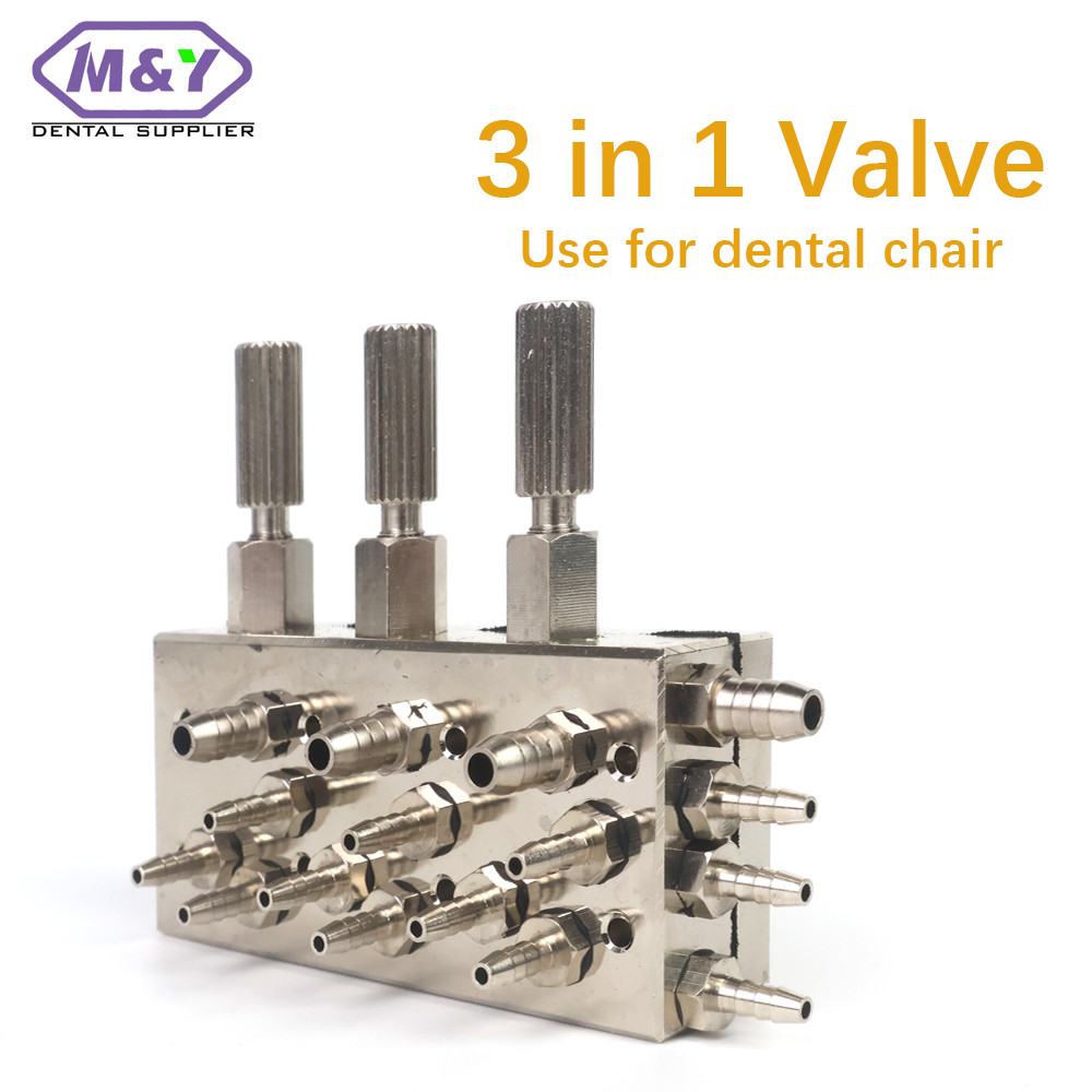 high quality dental unit valve 3 in 1 Dental Valve Control Dental air Air / Water aphragm Membran